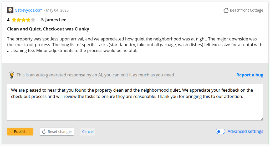 Automated Review Responses for Hosts: Reply Smarter with AI - Revyoos