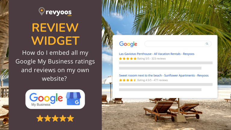 How do I embed all my Google My Business ratings and reviews on my own website?