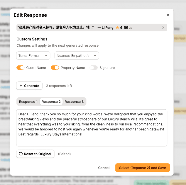 AI Review Responses - Revyoos