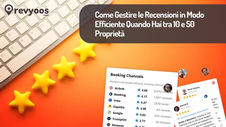 Come Gestire le Recensioni in Modo Efficiente Quando Hai tra 10 e 50 Proprietà - Revyoos