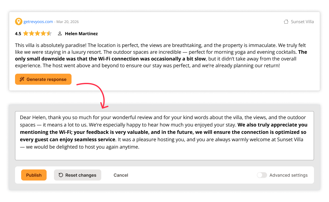 AI-Powered Review Responses