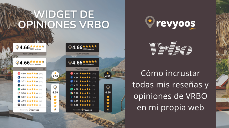 Widget de opiniones VRBO - Cómo incrustar todas mis reseñas y opiniones de VRBO en mi propia web