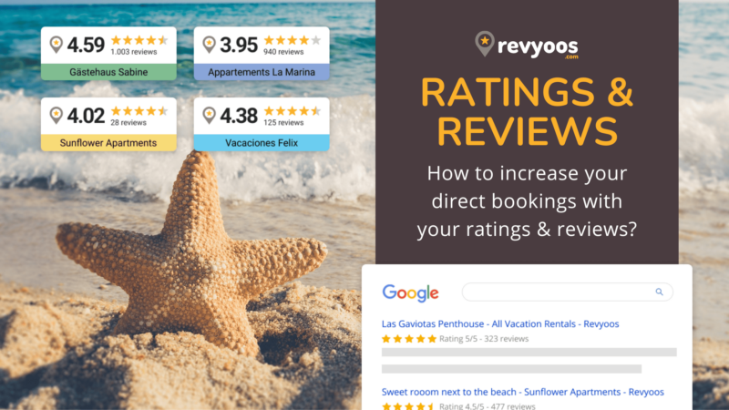 How to increase your direct bookings with your ratings & reviews?