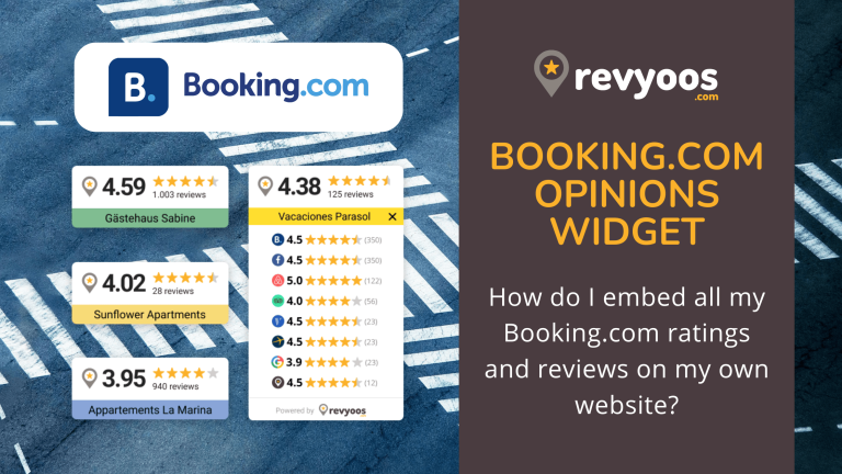 Booking.com Opinions Widget: How do I embed all my Booking.com ratings and reviews on my own website? - Revyoos