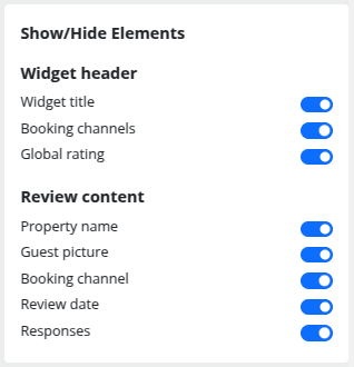 Revyoos widgets: More Personalization Options